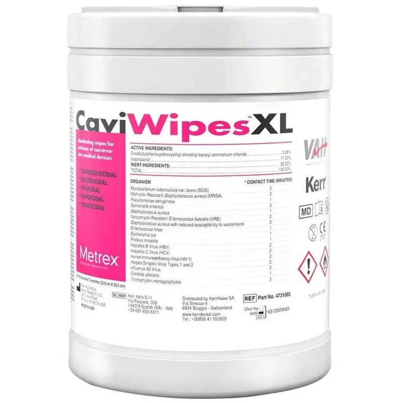 CAVIWIPES XL CANNISTER BOX (12 BUSSEN X 65ST)