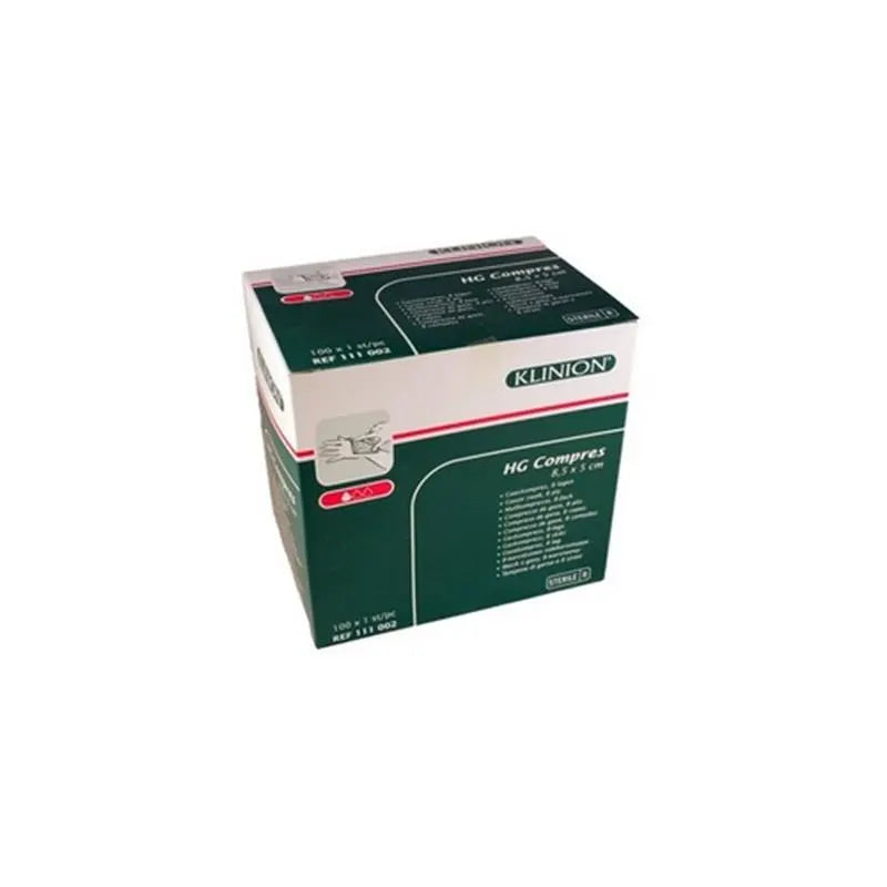 GAAS STERIEL 8-LAAGS 8,5X5CM. X100ST.