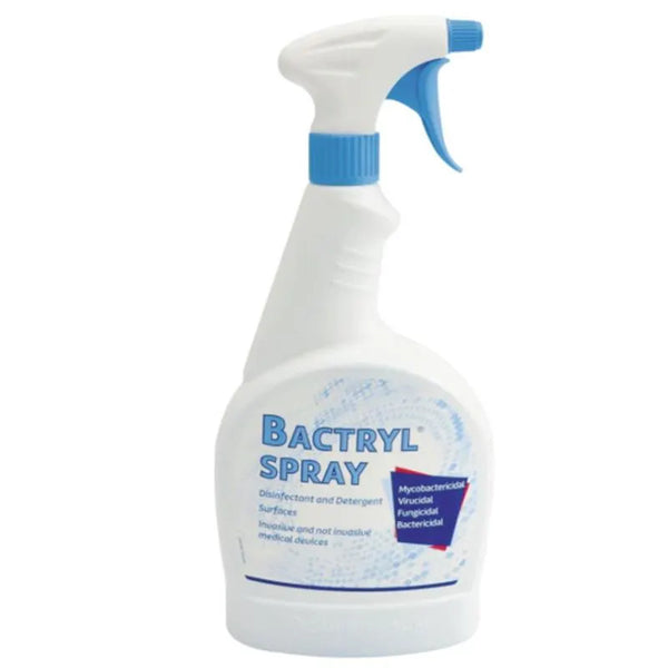 BACTRYL SPRAY ALCOHOLVRIJ 4 X FLACON 1000ML. + 2 SPRAYKOPPEN