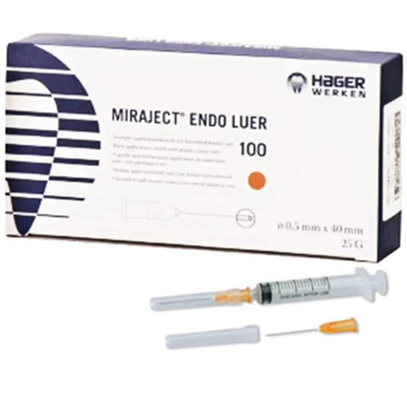 MIRAJECT CANULE ENDO LUER 25G 0,5X40MM. X100ST.