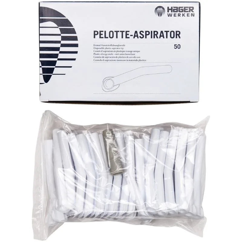 PELOTTE AFZUIGCANULE WIT X50ST.