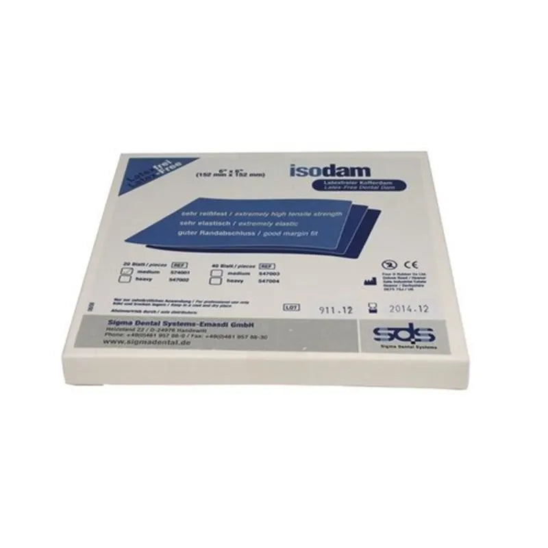 ISODAM NON-LATEX BLUE MEDIUM X20ST.