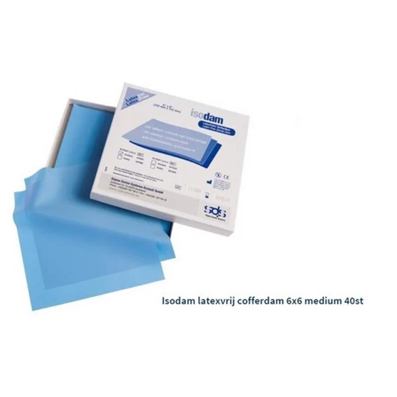 ISODAM NON-LATEX BLUE MEDIUM X40ST.