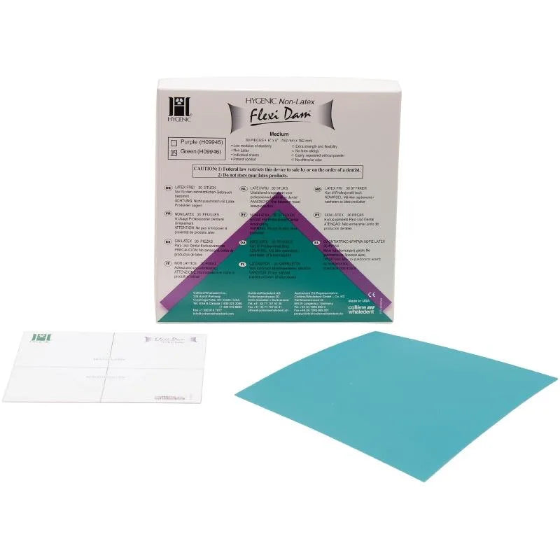 FLEXIDAM NON-LATEX MEDIUM GROEN X30ST. H09946