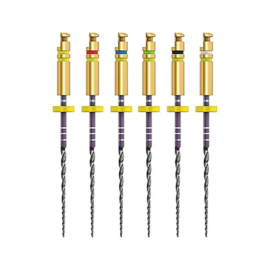 ZENFLEX ROTARY FILE ASSORTIMENT TAPER .04/25MM X6ST
