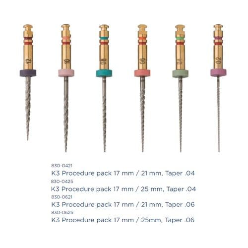 K3 PROCEDURE PACK 25MM .04 TAPER