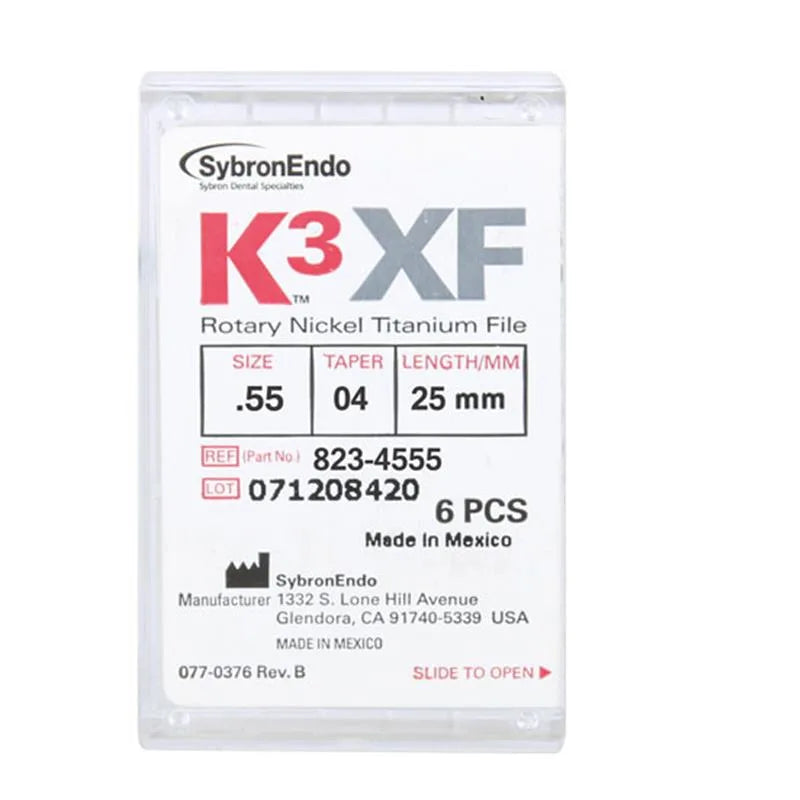K3 XF VIJL TAPER .04 25MM. 055 X6ST.