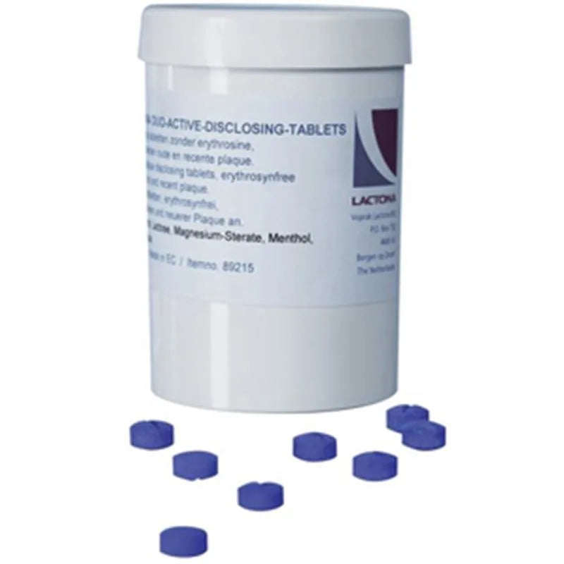 DUO-ACTIVE DISCLOSING TABLET IN EEN POT X250ST.