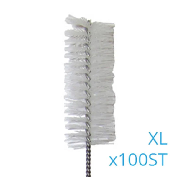 INTERDENTAALBORSTEL XL 10MM. TRANSPARANT STARTERKIT X100ST.