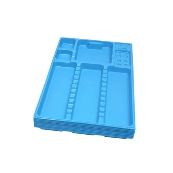 DISPOTRAY BLAUW 18X28CM X400ST.