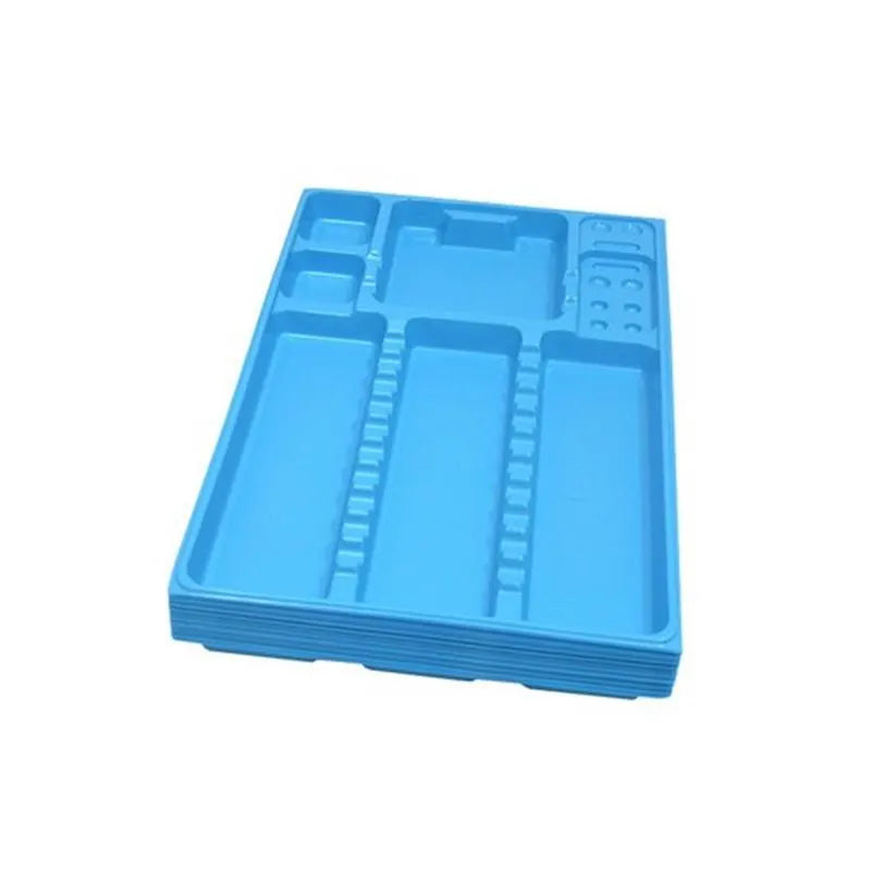 DISPOTRAY BLAUW 18X28CM X400ST.