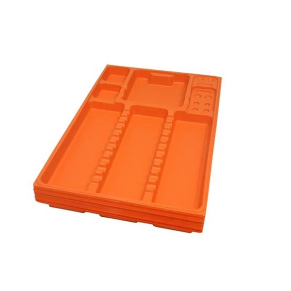DISPOTRAY ORANJE 18X28CM X400ST.