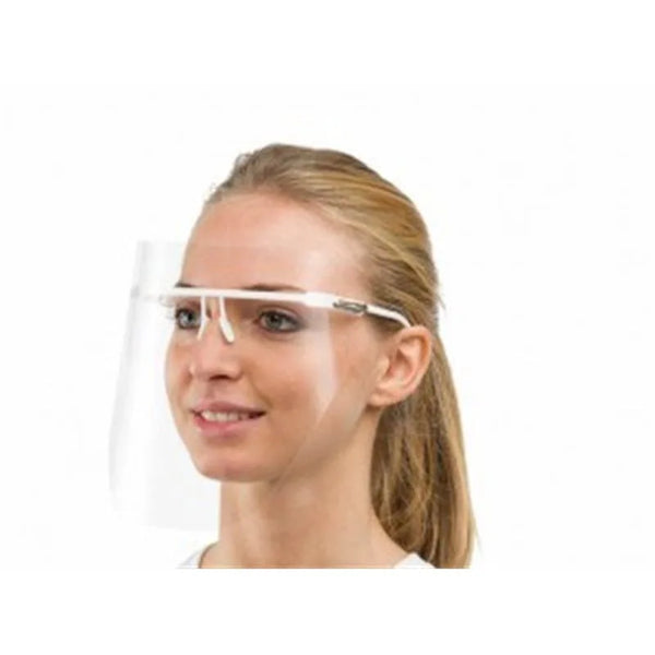 PROTECTIVE FACE SHIELD (1X FRAME WIT + 6X SCHERM)