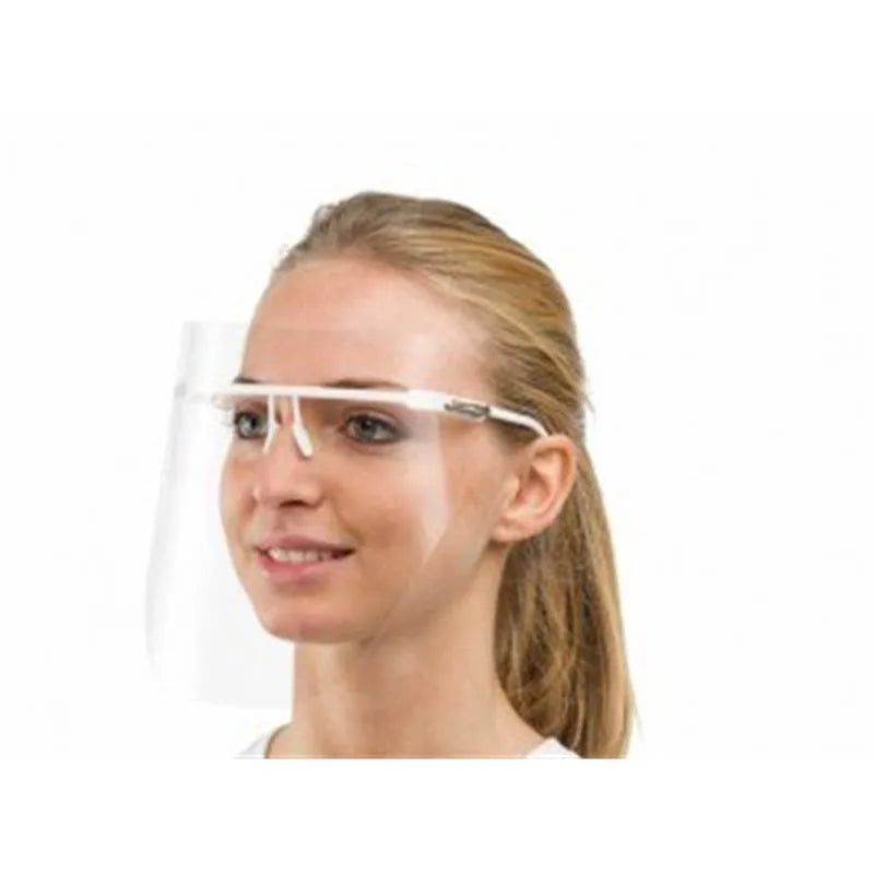 PROTECTIVE FACE SHIELD (1X FRAME WIT + 6X SCHERM)