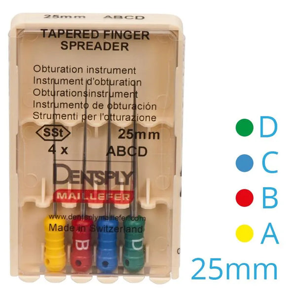 FINGER SPREADER TAPERED 25MM. ASSORTIMENT X4ST.