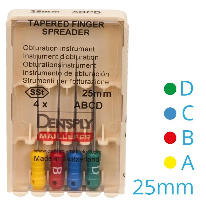 FINGER SPREADER TAPERED 25MM. ASSORTIMENT X4ST.