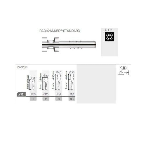 RADIX-ANKER 193T/1 GEEL X12ST.