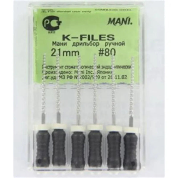 K-VIJL 21MM NR.80 ZWART X6ST.