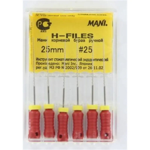 H-VIJL 25MM 25 ROOD X6ST.