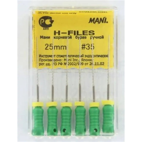 H-VIJL 25MM 35 GROEN X6ST.