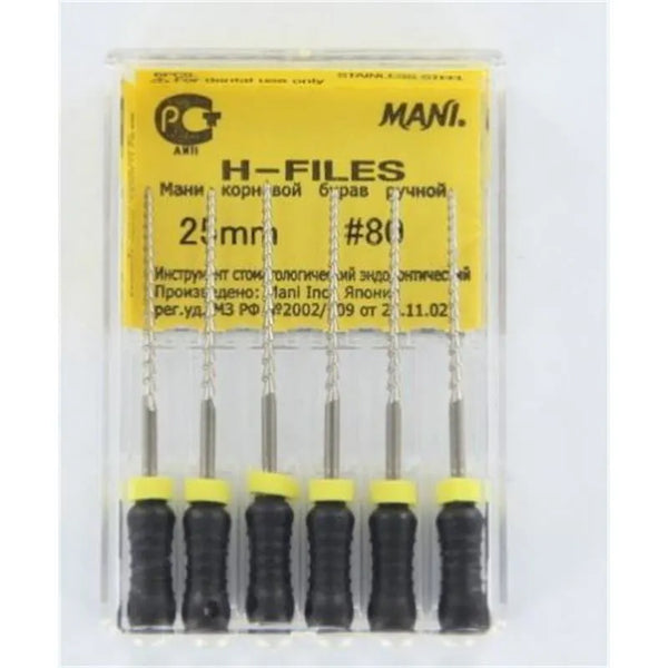 H-VIJL 25MM 80 ZWART X6ST.