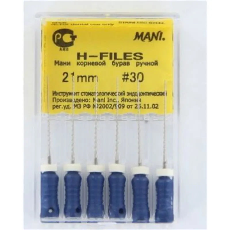 H-VIJL 21MM 30 BLAUW X6ST.