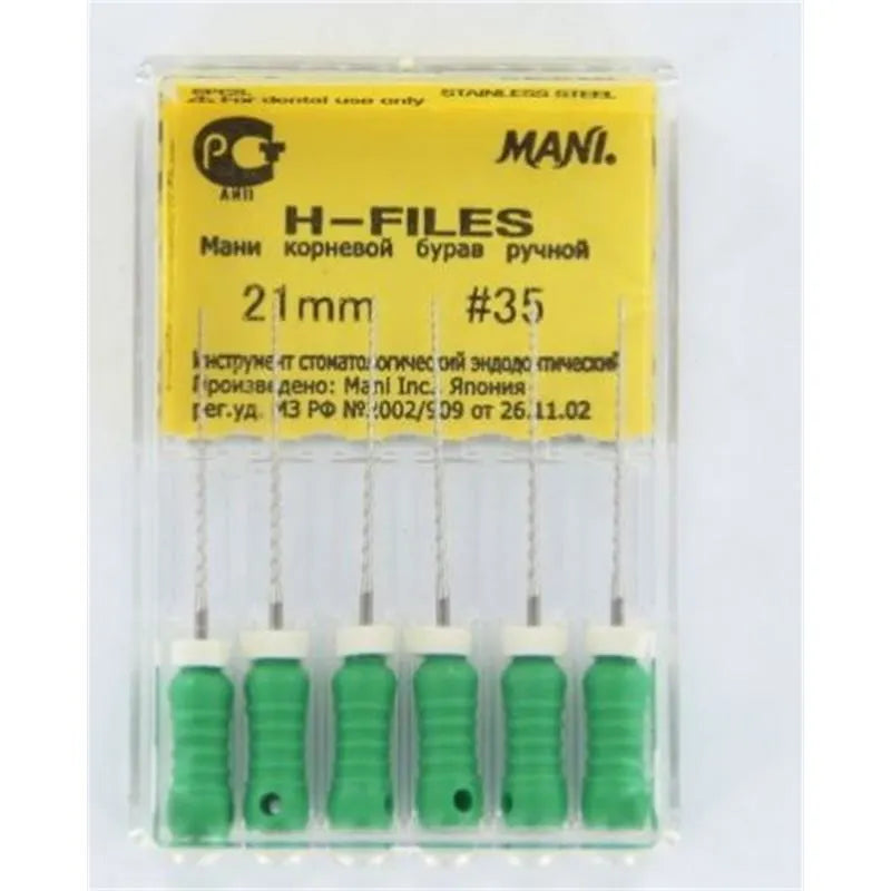 H-VIJL 21MM 35 GROEN X6ST.