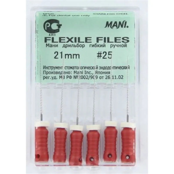 FLEXILE FILE 21MM NR.25 ROOD X6ST.
