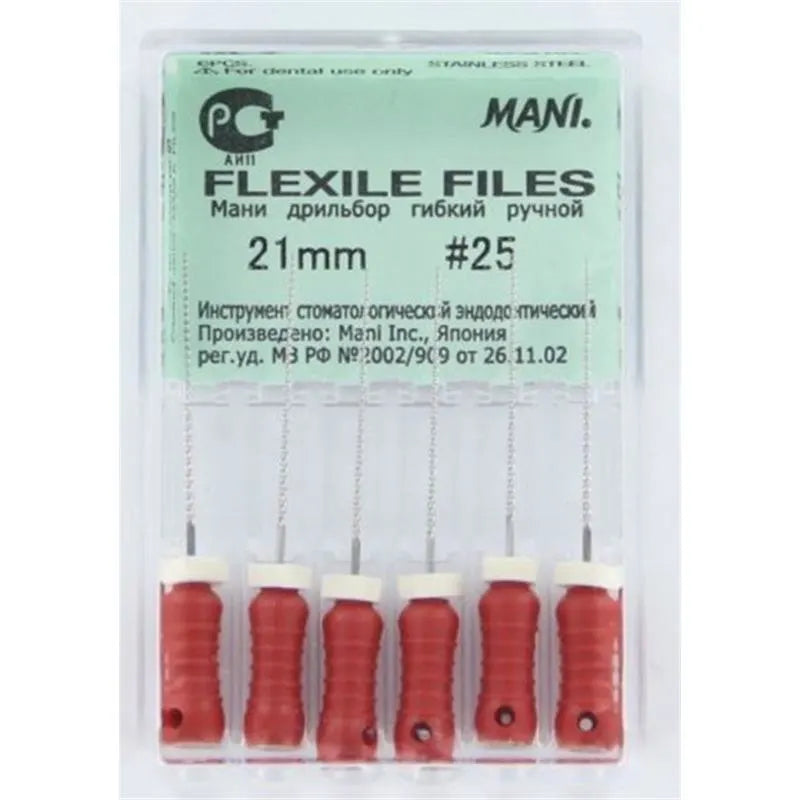 FLEXILE FILE 21MM NR.25 ROOD X6ST.
