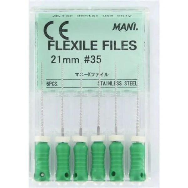 FLEXILE FILE 21MM NR.35 GROEN X6ST.