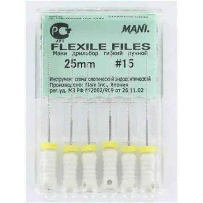FLEXILE FILE 25MM NR.15 WIT X6ST.
