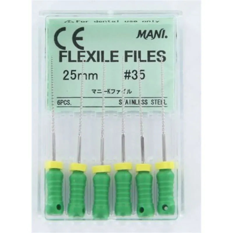 FLEXILE FILE 25MM NR.35 GROEN X6ST.