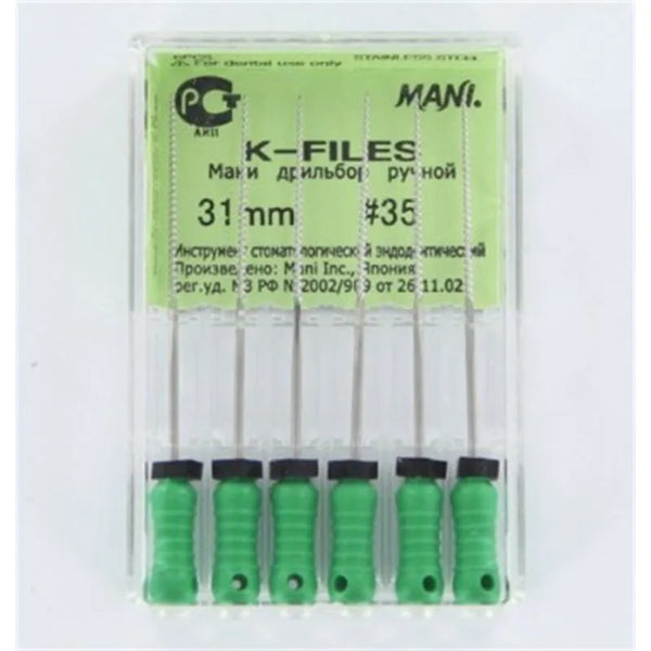 K-VIJL 31MM NR.35 GROEN X6ST.