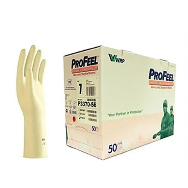 PROFEEL DHD POLYISOPRENE STERIELE PV HANDSCHOEN 5,5 50X2