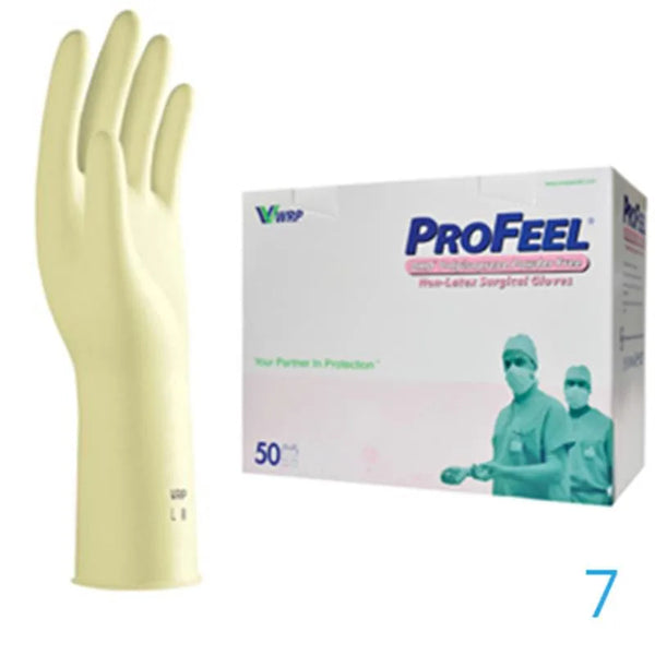 PROFEEL DHD POLYISOPRENE STERIELE PV HANDSCHOEN 7.0 50X2