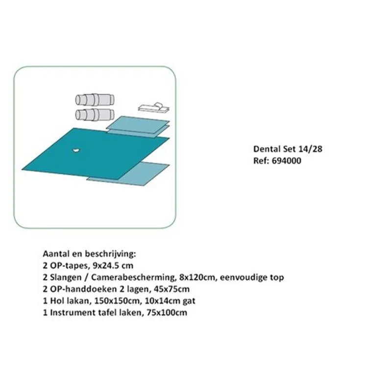 MONDHEELKUNDE SET STERIEL 694000 P/ST.