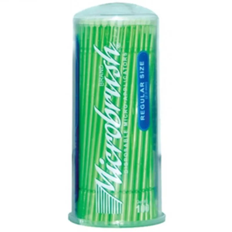 MICROBRUSH REGULAR GROEN X100ST.