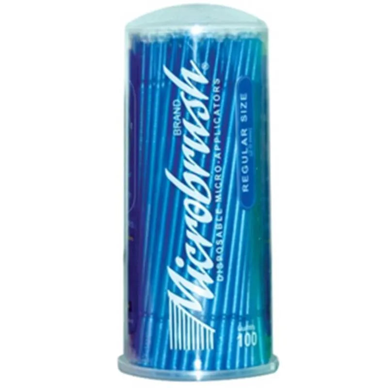 MICROBRUSH REGULAR BLAUW X100ST.