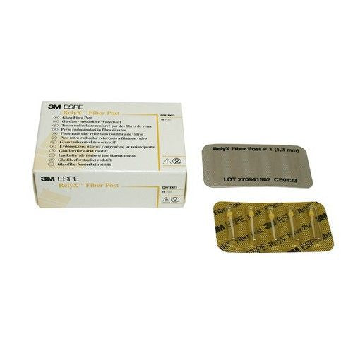RELYX FIBER POST WORTELSTIFT MAAT 1 GEEL X10ST