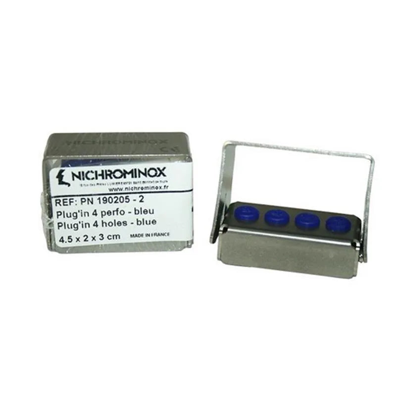 PLUG'IN PERFO BORENBLOK (4) BLAUW
