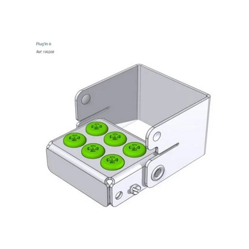 PLUG'IN PERFO BORENBLOK (6) GROEN