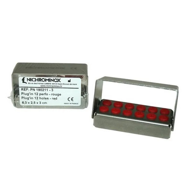 PLUG'IN PERFO BORENBLOK (12)  ROOD
