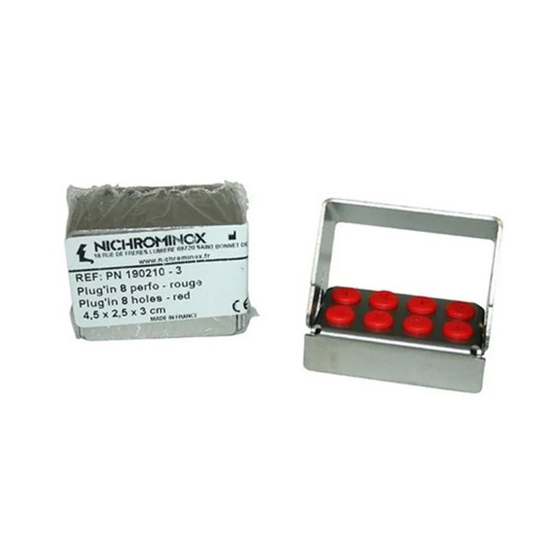 PLUG'IN PERFO BORENBLOK (8) ROOD