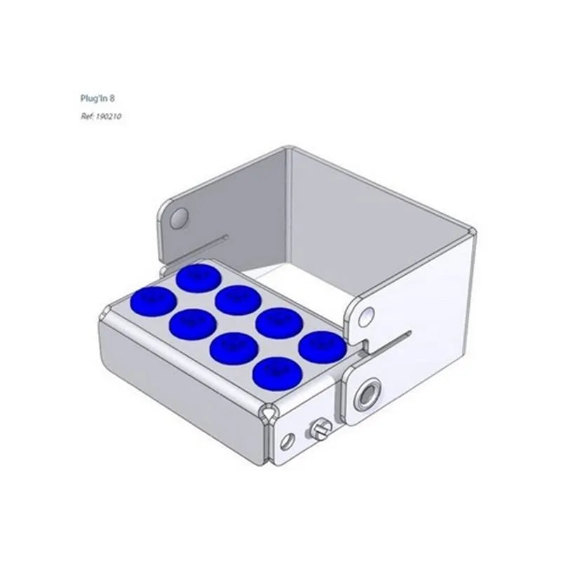 PLUG'IN PERFO BORENBLOK (8) BLAUW