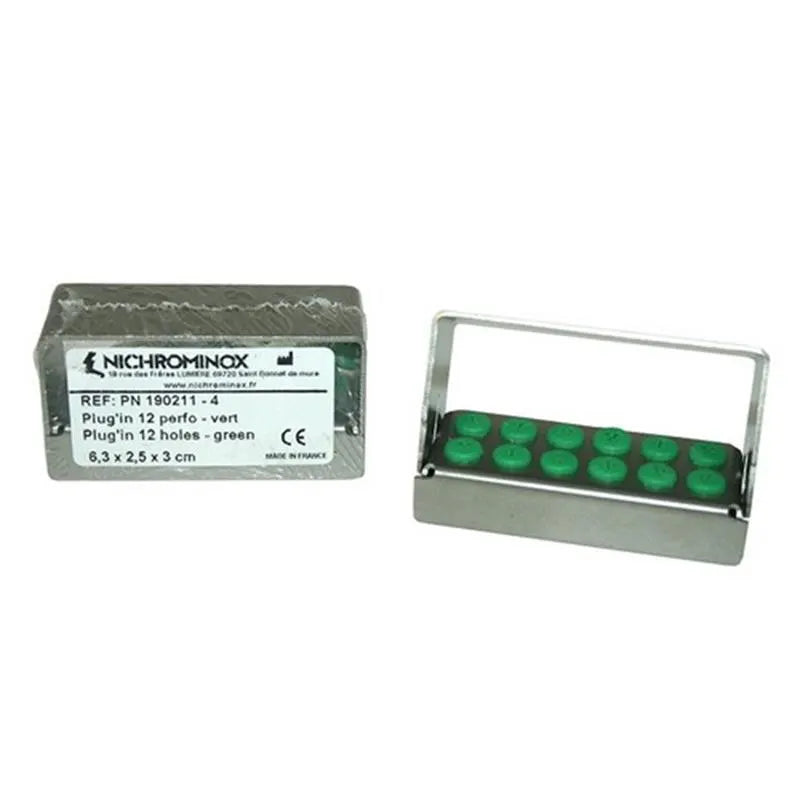 PLUG'IN PERFO BORENBLOK (12)  GROEN