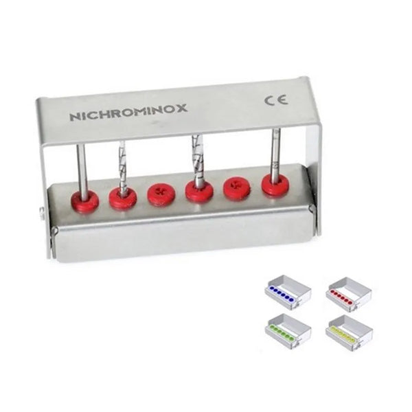 PLUG'IN BORENBLOK 4CM. HOOG (6) ROOD