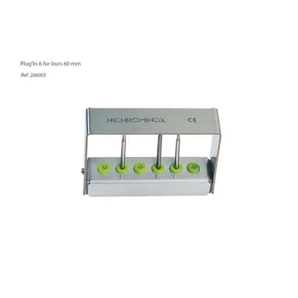 PLUG'IN BORENBLOK 6CM. HOOG (6) GROEN