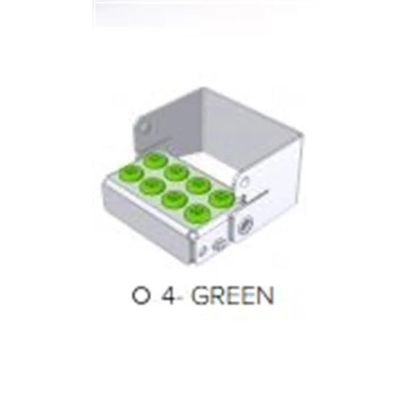 PLUG'IN BORENBLOK 4CM. HOOG (8) GROEN