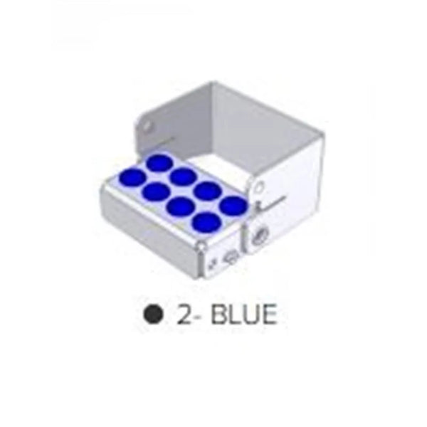 PLUG'IN BORENBLOK 4CM. HOOG (8) BLAUW