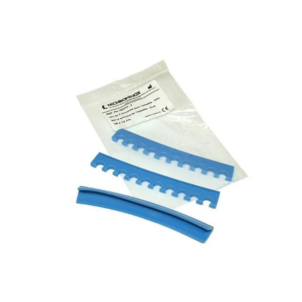 SILICONE STRIP 18X13CM 10 INSTR. BLAUW